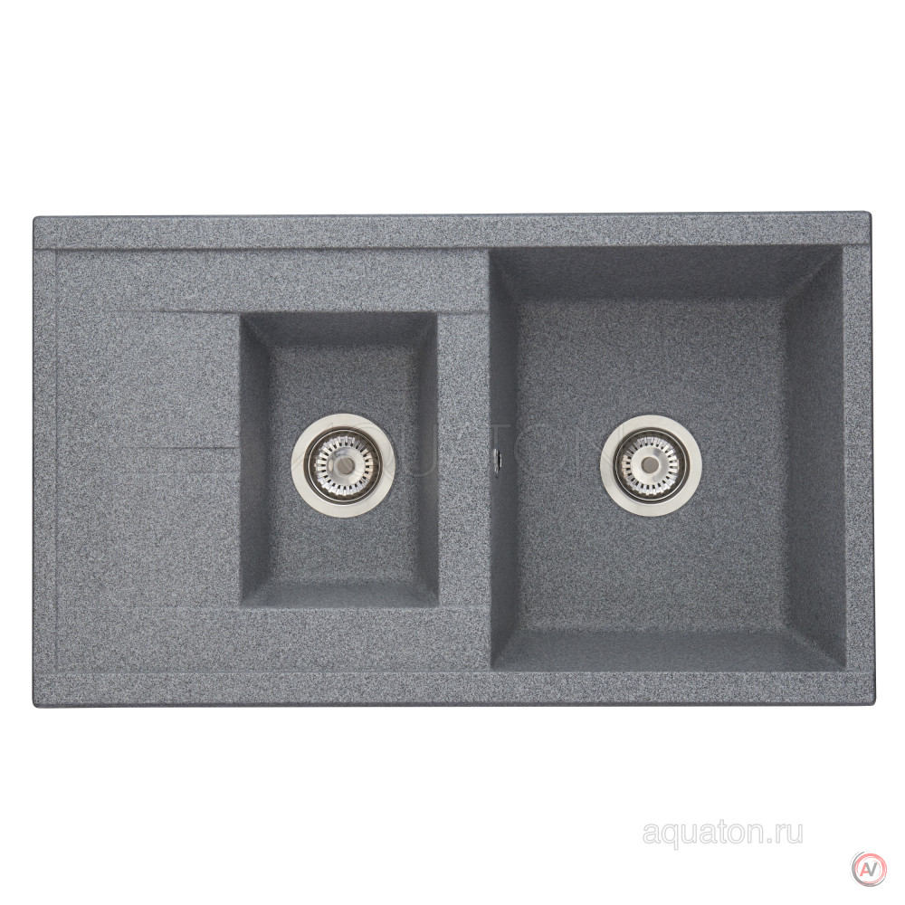 Мойка для кухни Aquaton Делия 87 серый 1A716232DE230