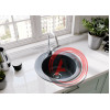 Мойка для кухни Aquaton Иверия круглая графит 1A711032IV210
