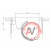 Мойка для кухни Aquaton Иверия круглая шампань 1A711032IV290