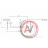 Мойка для кухни Aquaton Паола круглая с крылом песочная 1A714032PA220