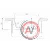 Мойка для кухни Aquaton Парма квадратная графит 1A713032PM210