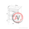 Тумба напольная, 60 см, белая, Oxford, IDDIS, OXF60W0i95