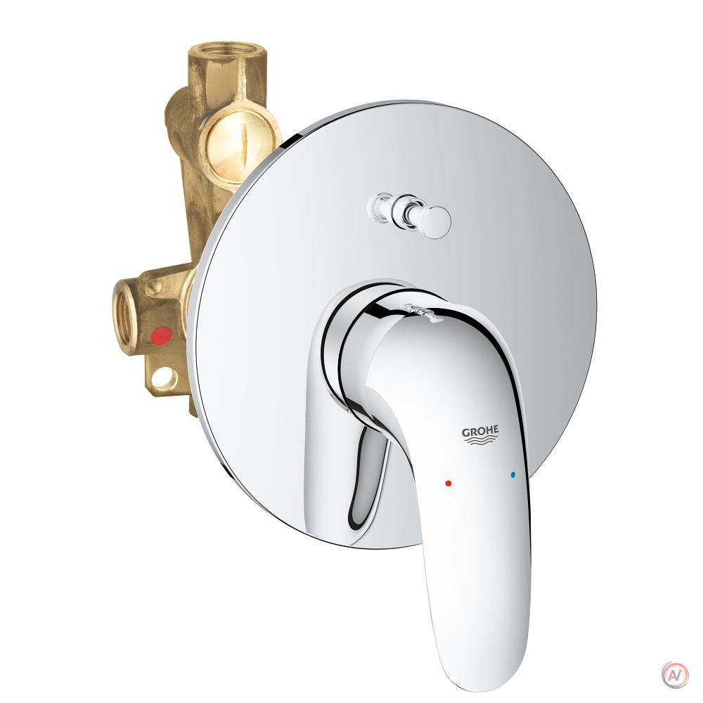 Смеситель Grohe Eurostyle 23730003 С ВНУТРЕННЕЙ ЧАСТЬЮ, для ванны с душем