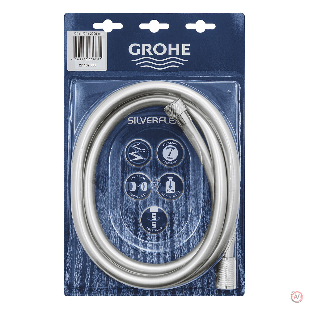 Душевой шланг Grohe Silverflex 27137000
