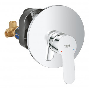 Смеситель Grohe BauEdge 29078000 С ВНУТРЕННЕЙ ЧАСТЬЮ, для душа