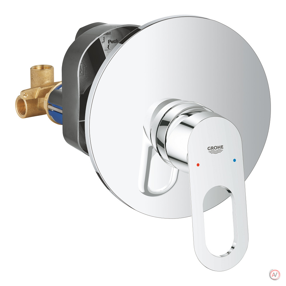Смеситель Grohe BauLoop 29080000 С ВНУТРЕННЕЙ ЧАСТЬЮ, для душа