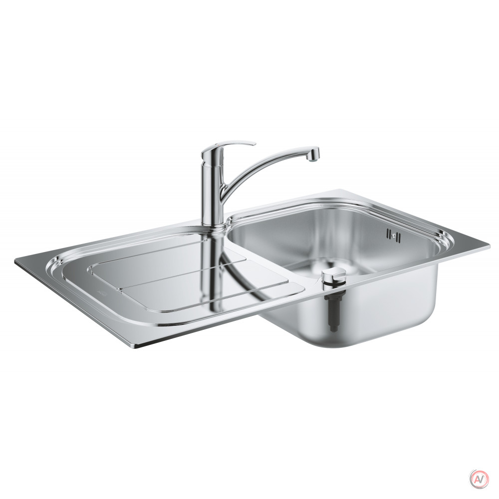 Комплект Grohe Eurosmart 31565SD0 Мойка кухонная K300 31563SD0 + Смеситель Eurosmart 33281002 для кухонной мойки
