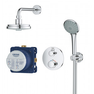 Душевой комплект Grohe Grohtherm 34735000 С ВНУТРЕННЕЙ ЧАСТЬЮ, с термостатом