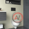Инсталляция АТОМ Line 410 кнопка Soft Touch черная