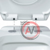 Унитаз BERGES подвесной ALBIT S Rimless 52 см сиденье Optim SO, микролифт быстросъем