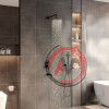 Душевой комплект BERGES NARDIS 3R BLACK, черный матовый