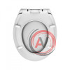 Унитаз BERGES подвесной ALBIT S Rimless 52 см сиденье Optim SO, микролифт быстросъем