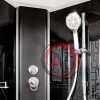 Душевая кабина Deto BM1510 с гидромассажем BLACK