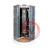 Душевая кабина Deto BM1510 с гидромассажем и электрикой BLACK