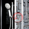 Душевая кабина Deto BM1510 с гидромассажем и электрикой BLACK