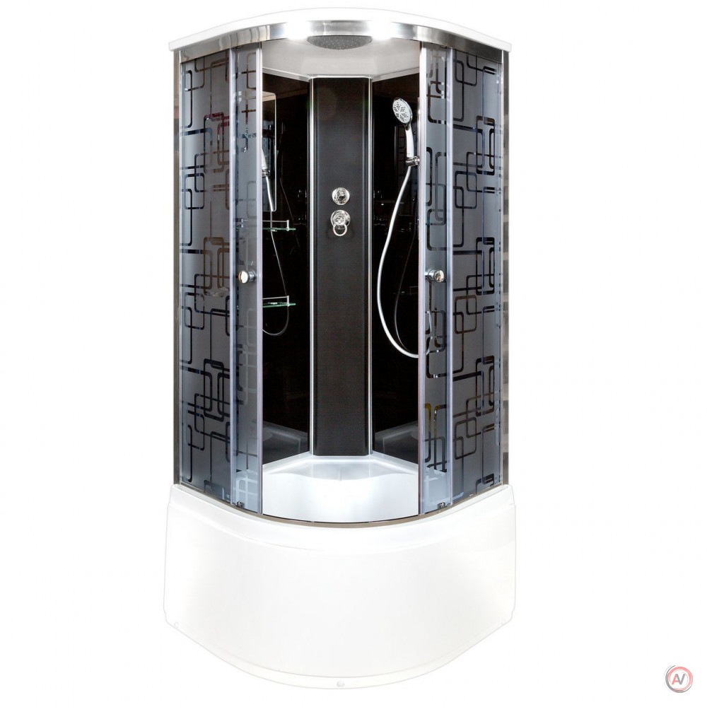 Душевая кабина Deto BM4510 стандартная BLACK