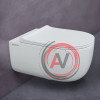 Унитаз BERGES подвесной EGO XL Rimless 54 см сиденье Toma Slim SO микролифт, быстросъём