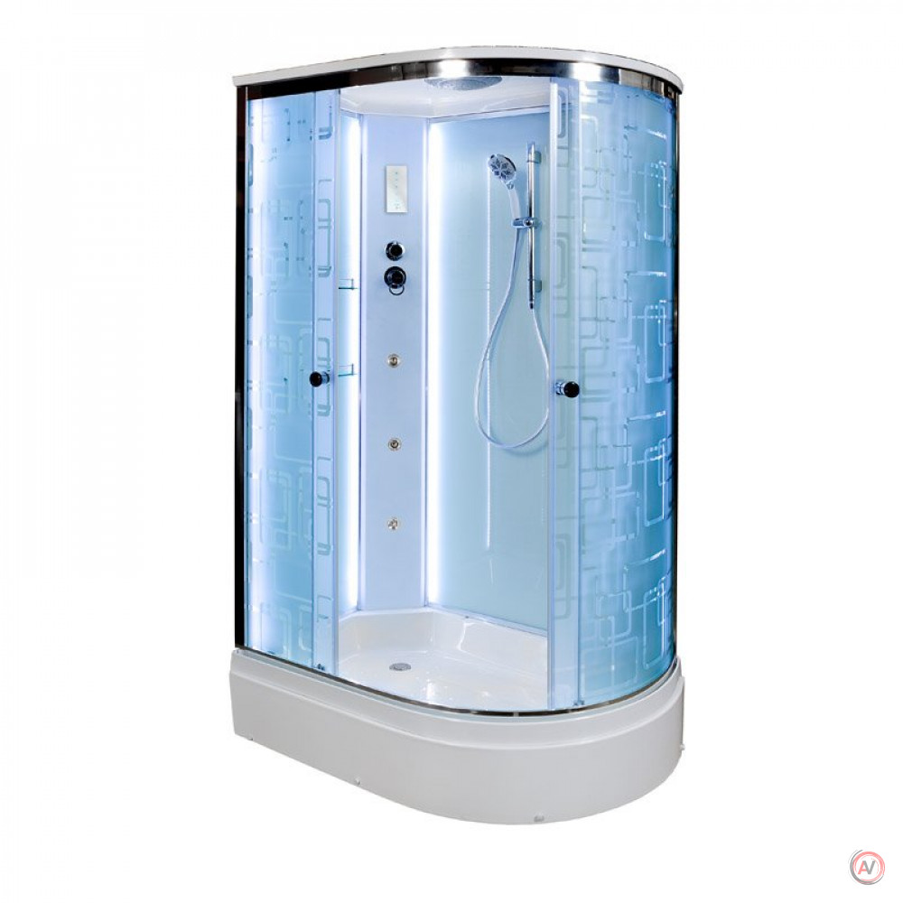 Душевая кабина Deto EM2712L LED с гидромассажем
