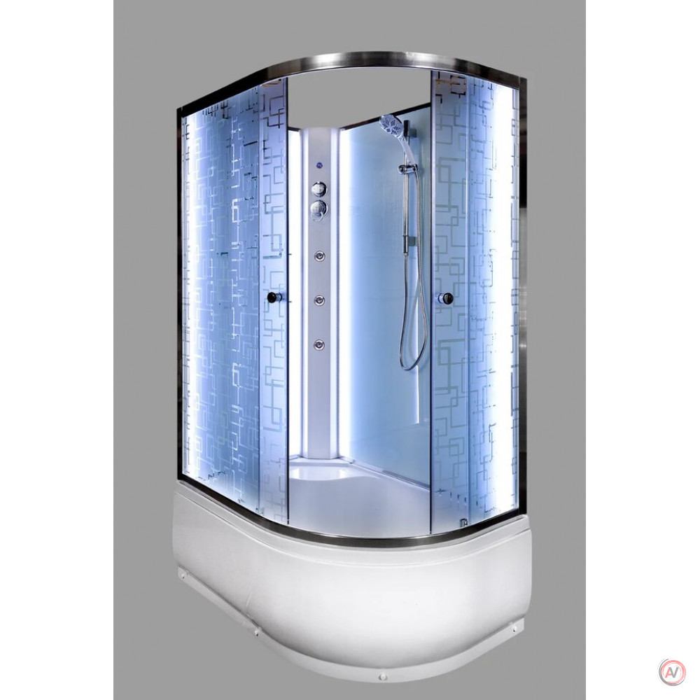 Душевая кабина Deto EM4512LN LED с гидромассажем
