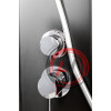 Душевая кабина Deto L809 с электрикой BLACK
