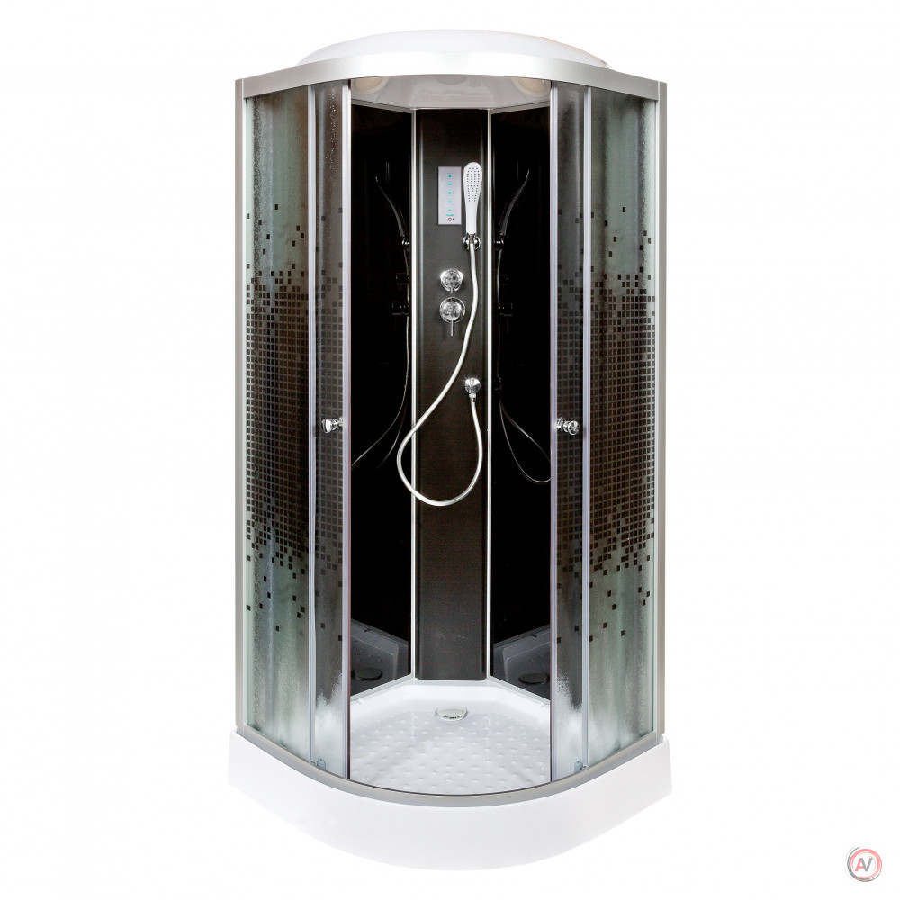 Душевая кабина Deto L809 с электрикой BLACK