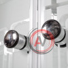 Душевая кабина Deto EM2712R LED с гидромассажем