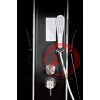 Душевая кабина Deto L809 с электрикой BLACK