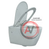 Инсталляция NOVUM 525, кнопка L5, унитаз MASCON Rimless, сиденье дюропласт Toma Slim SO