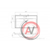 Раковина Aquaton Айрис 80 белая 1A722931AG010