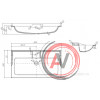 Раковина Aquaton Фабиа 80 белая 1A708031FB010