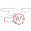 Раковина Aquaton Квадро 75 1AX171WBXX000