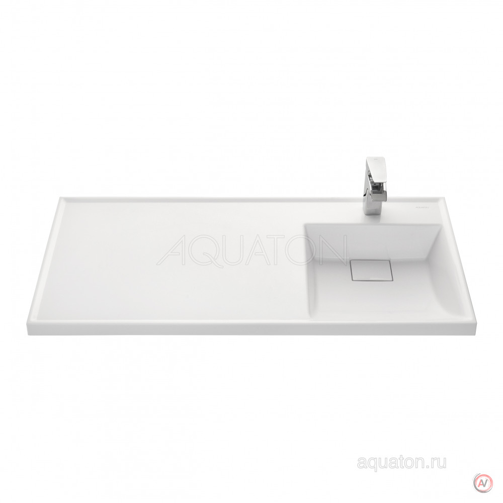 Раковина Aquaton Лондри 1050 белая правая 1A72223KLH010