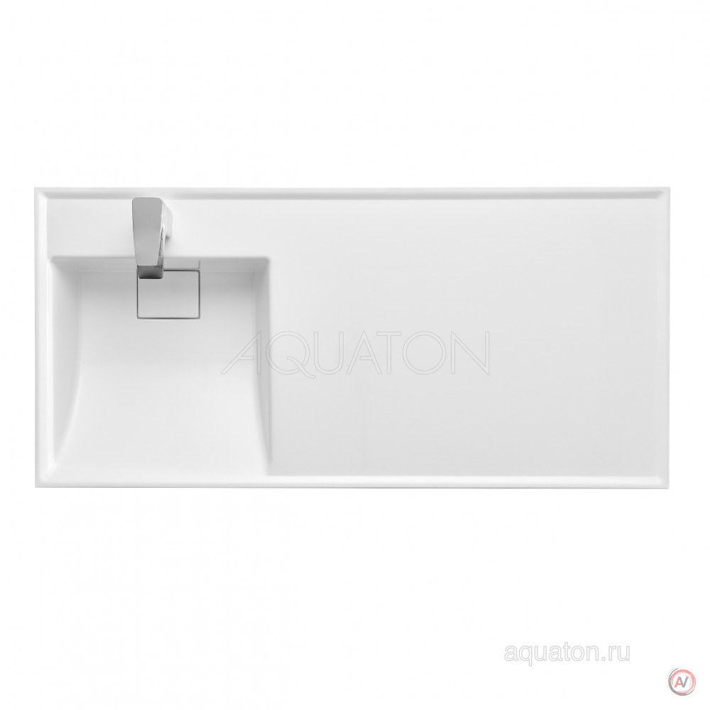 Раковина Aquaton Лондри 1050 белая левая 1A72833KLH01L