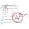 Раковина Aquaton Отель 3/100 правая белая с навесами 1A70083NOT01R