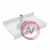 Раковина Aquaton Отель 3/80 белая с навесами 1A70063NOT010