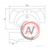 Раковина Aquaton Serel 100 Kardelen 1AX037WBXX000