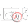 Раковина Aquaton Венеция 65 белая 1A706931VN010