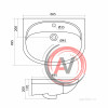 Раковина Santek Акваполо 65 1WH110162