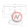 Раковина сложной формы Santek Аквастоун 95 1WH110219