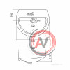 Раковина Santek Аллегро 55 1WH301952
