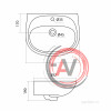 Раковина Santek Анимо 50 1WH110496