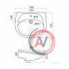 Раковина Santek Бриз 50 1WH110451