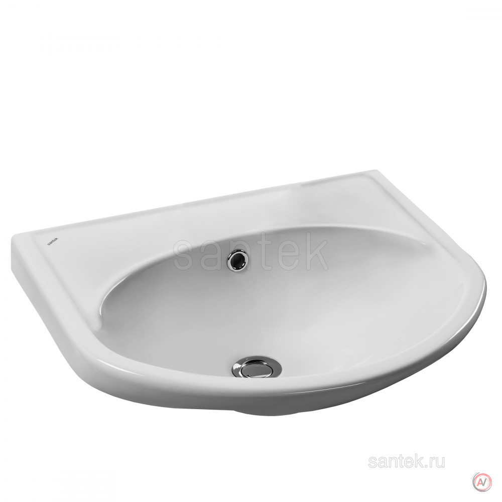 Раковина Santek Цезарь 60 без отверстия под смеситель 1WH110523