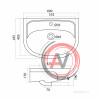 Раковина Santek Эллада 60 1WH110198