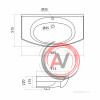 Раковина Santek Энигма 100 1WH207777