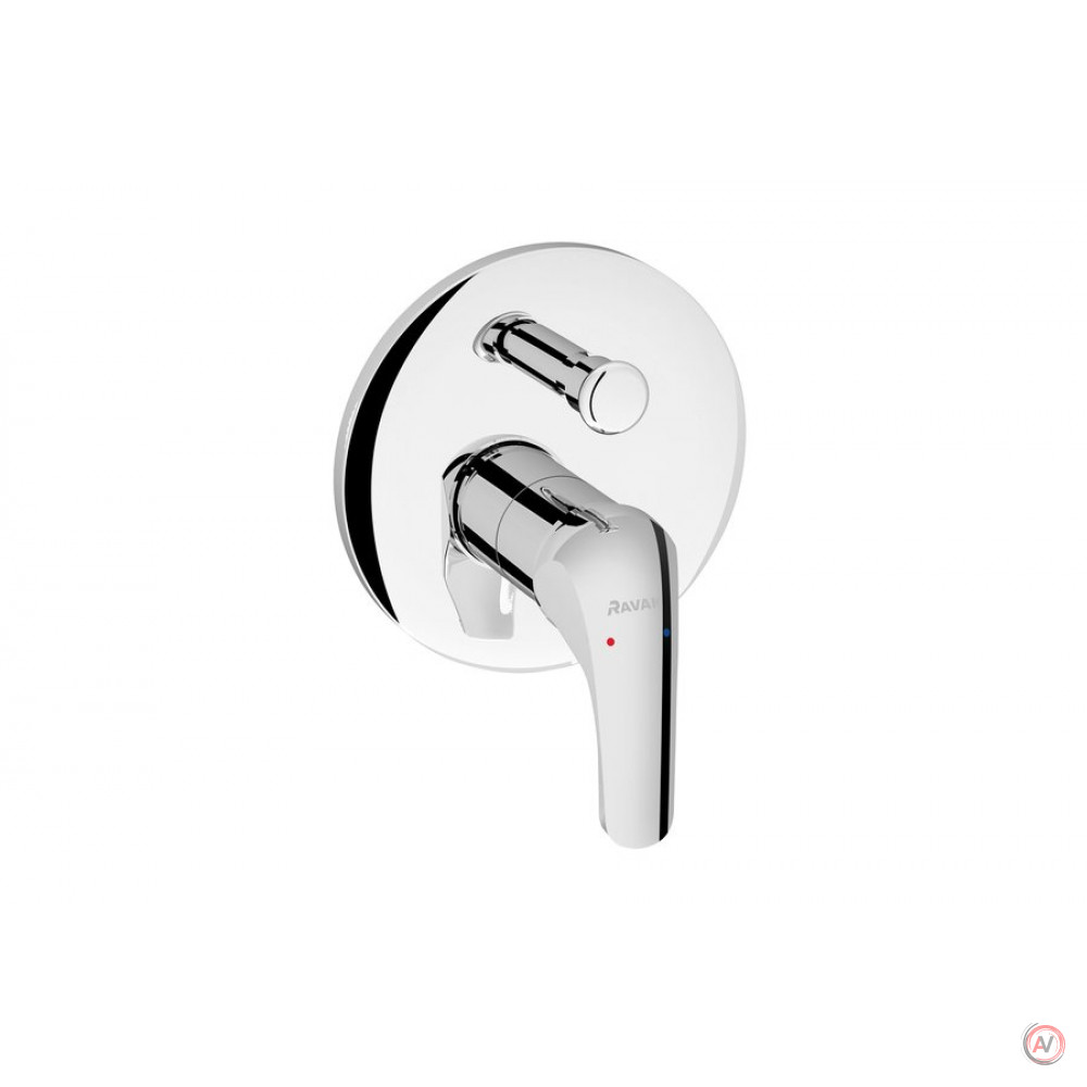 Смеситель скрытого монтажа Ravak Rosa RS 061.00 с переключателем X070014
