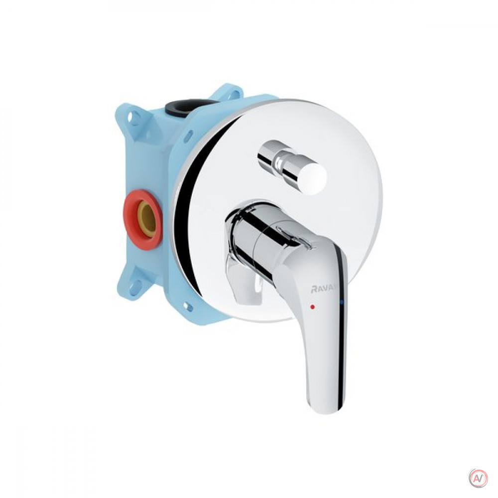 Смеситель скрытого монтажа Ravak Rosa RS 065.01 с переключателем X070050