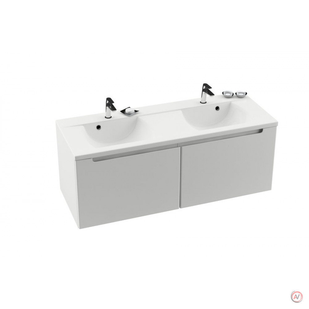 Тумба под умывальник Ravak SD-1300 CLASSIC каппучино/белая X000000958