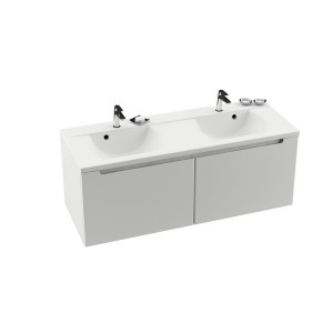 Тумба под умывальник Ravak SD-1300 CLASSIC каппучино/белая X000000958