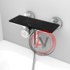 Смеситель для ванны с управлением Push Control, Shelfy, IDDIS, SHESBBTi02WA